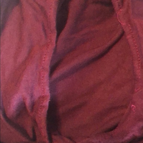 Ladies Larrivo Maternity / Nursing Long Tunic Style Burgundy Turtleneck - Picture 7 of 8